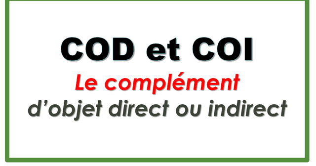 Exercice sur les compléments d'objets