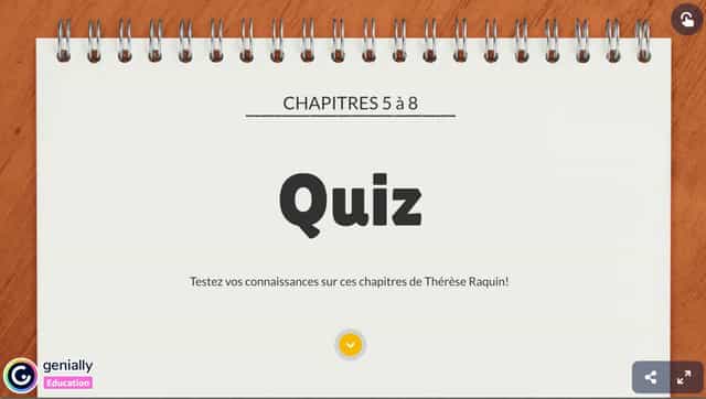 Étudier les chapitres V à VIII