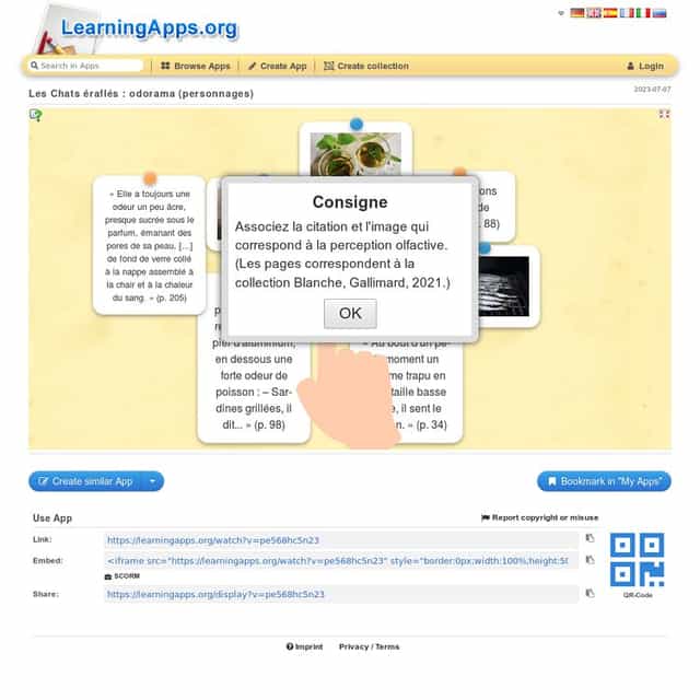 Perceptions olfactives