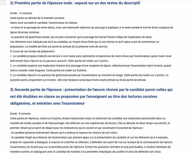 Quelles compétences d'oral ?