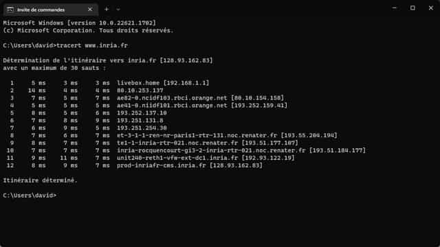 Trouver sa route - Exercice