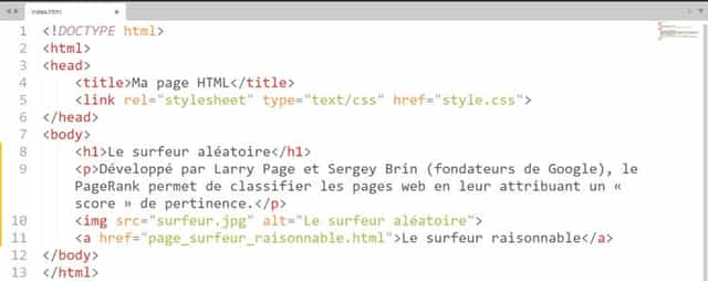 Langages HTML et CSS