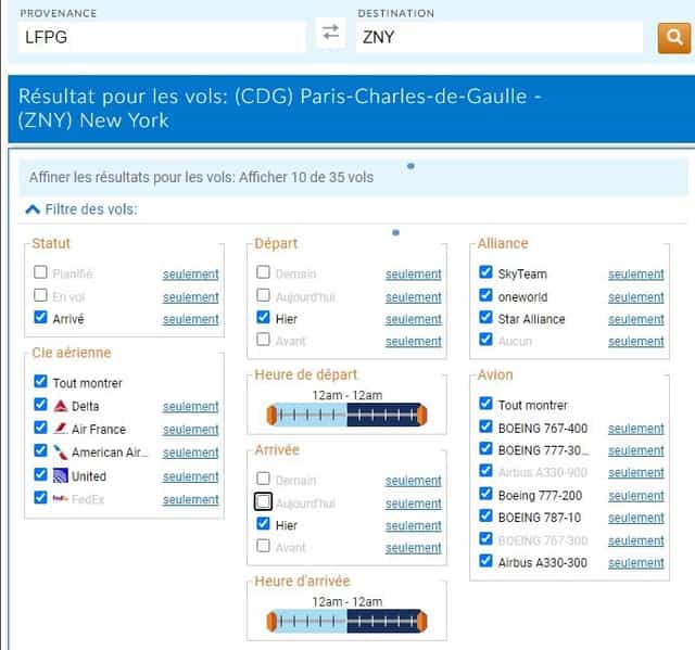 Afficher un voyage, un trajet...