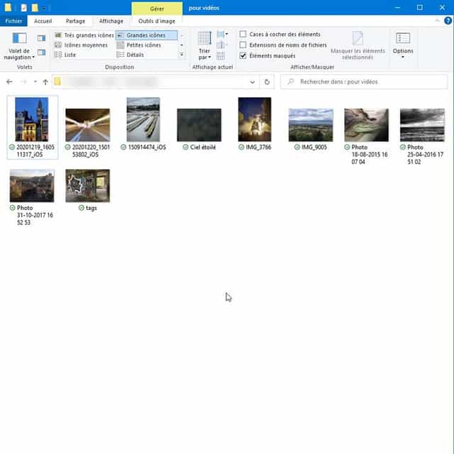 Les métadonnées d'une photographie