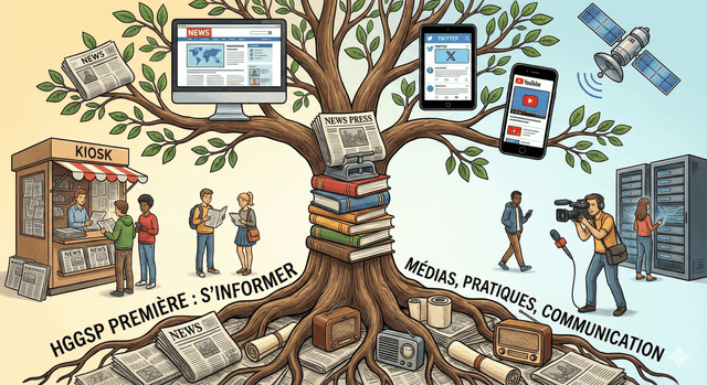 HGGSP Première - S'informer, un regard critique sur les sources et les modes de communication - Chapitre introductif