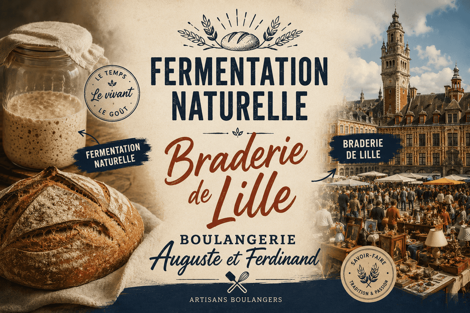 Problématique 1 : Fermentation naturelle – Braderie de Lille