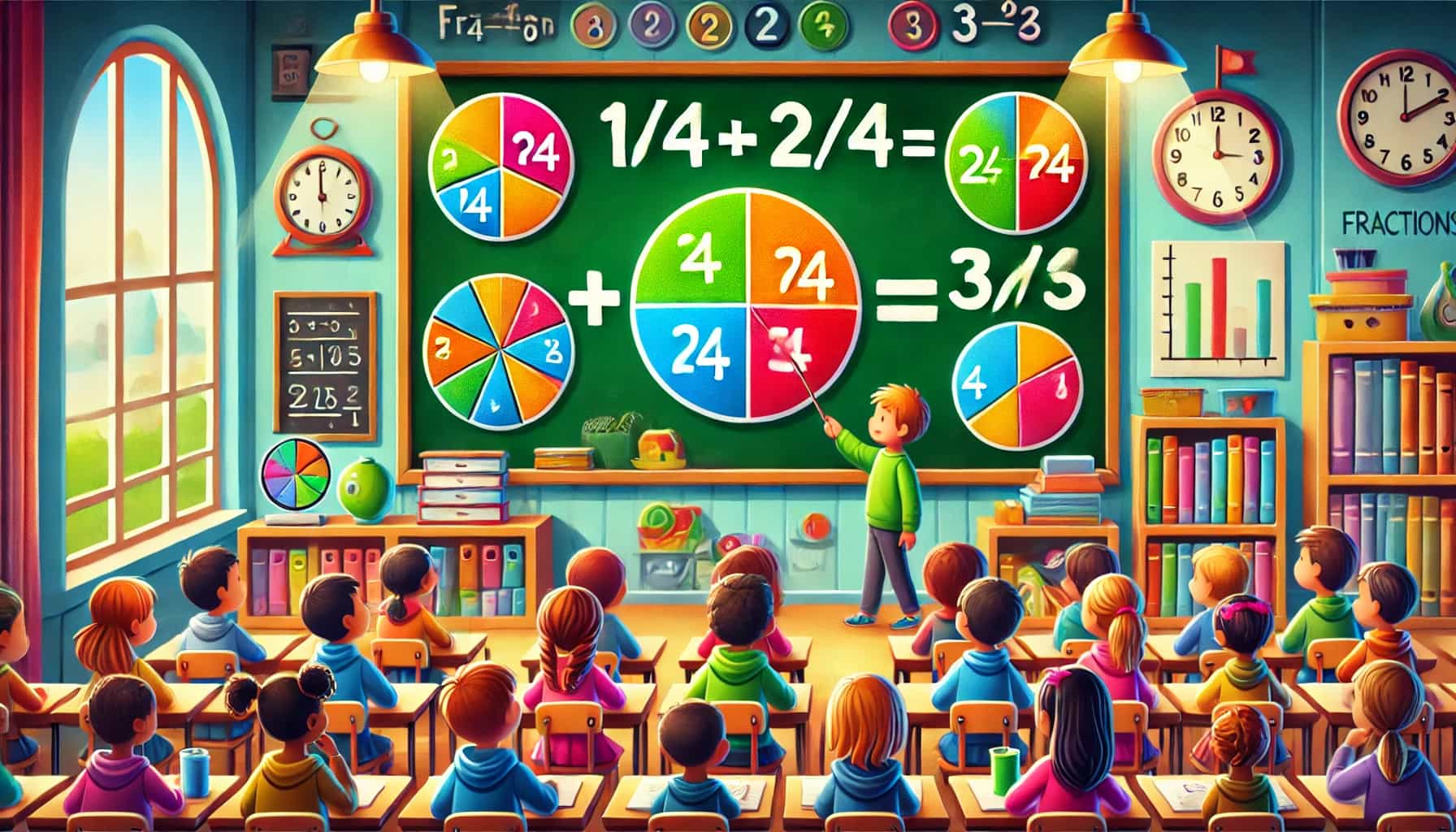 Additionner et soustraire des nombres en écriture fractionnaire