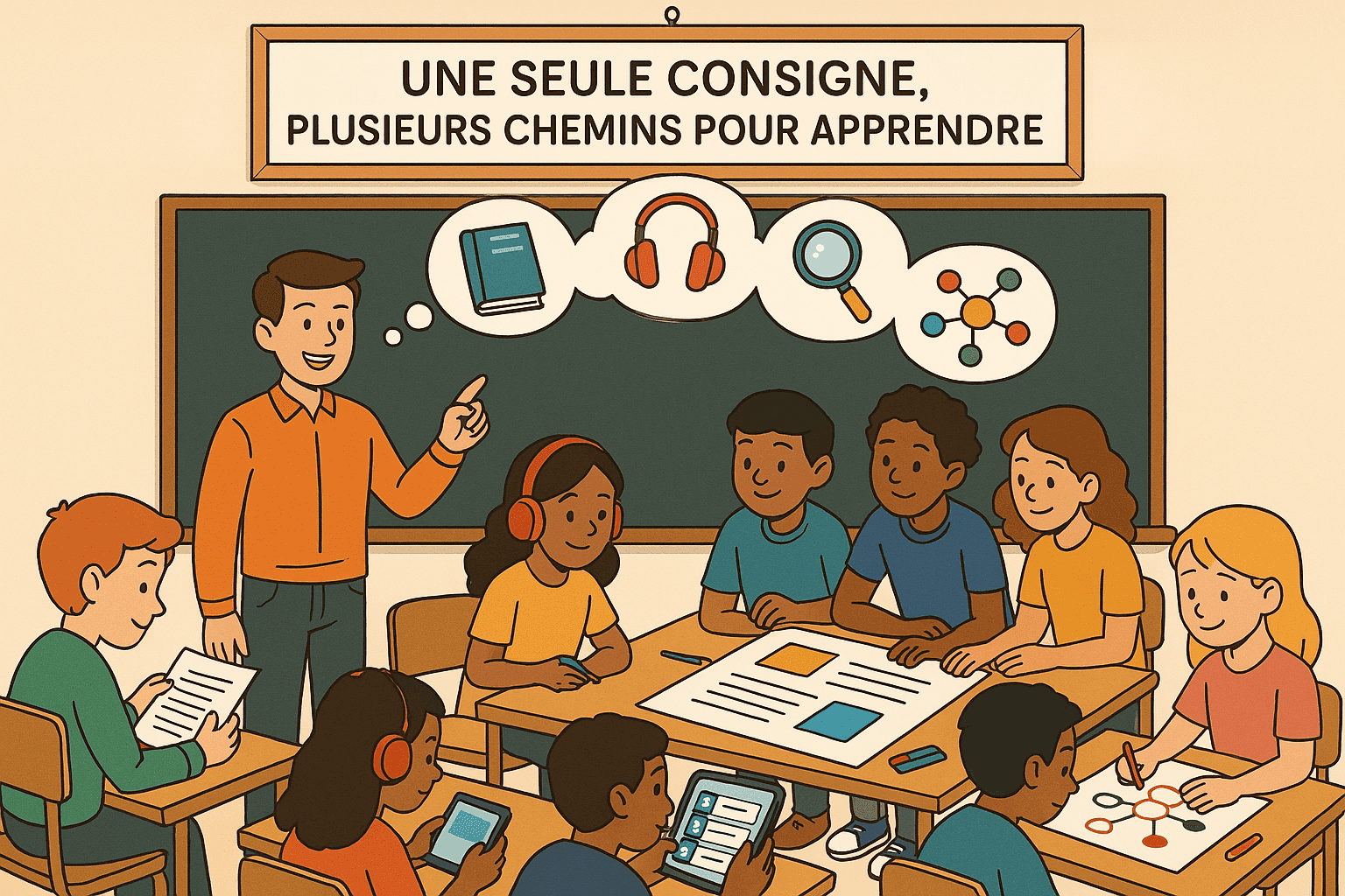 Différencier pour faire réussir tous les élèves : outils et pratiques pour une pédagogie inclusive