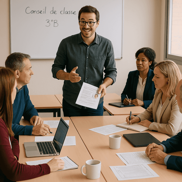 Préparer et animer efficacement un conseil de classe – Rôle du professeur principal