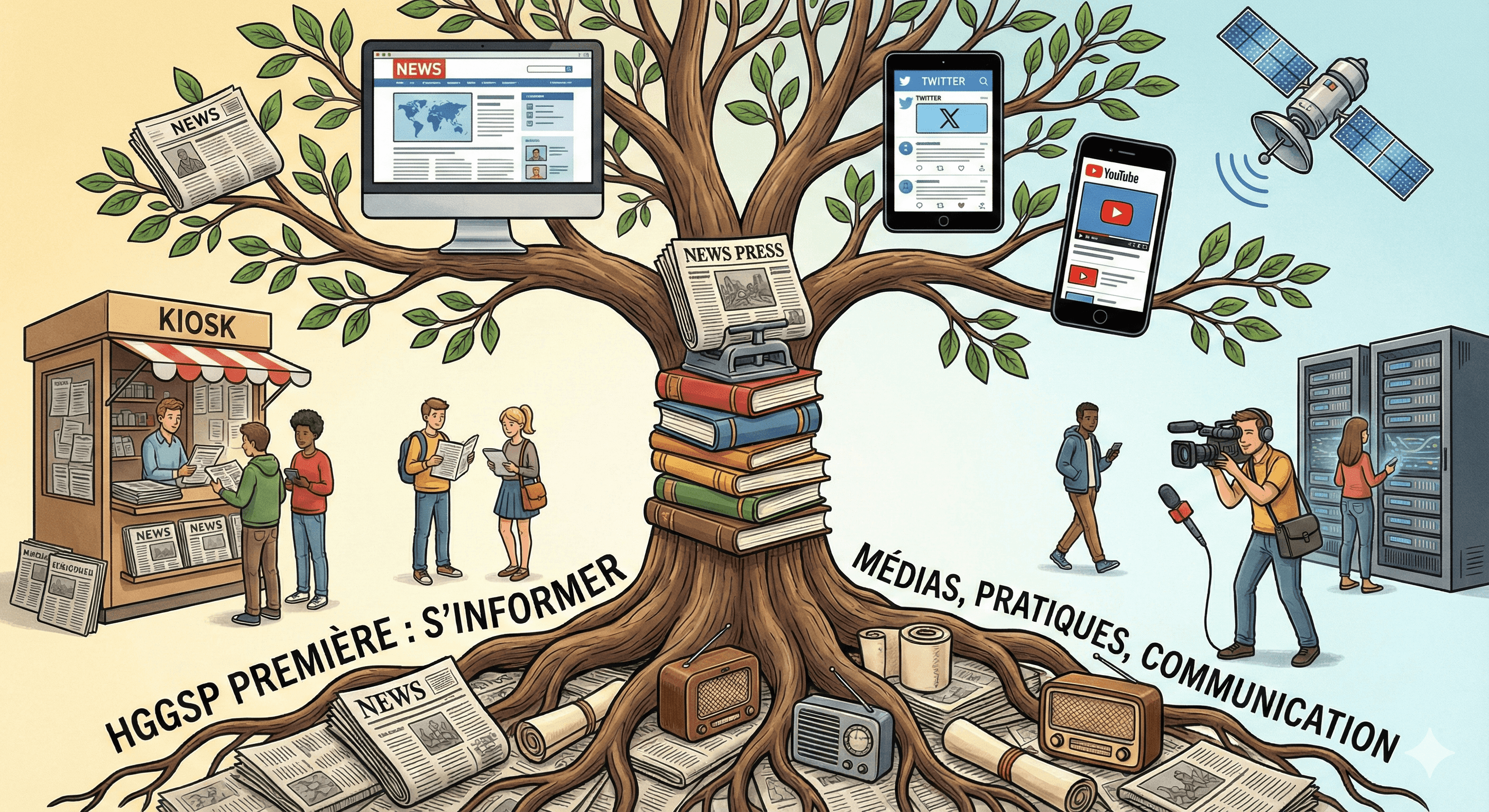 HGGSP Première - S'informer, un regard critique sur les sources et les modes de communication - Chapitre introductif